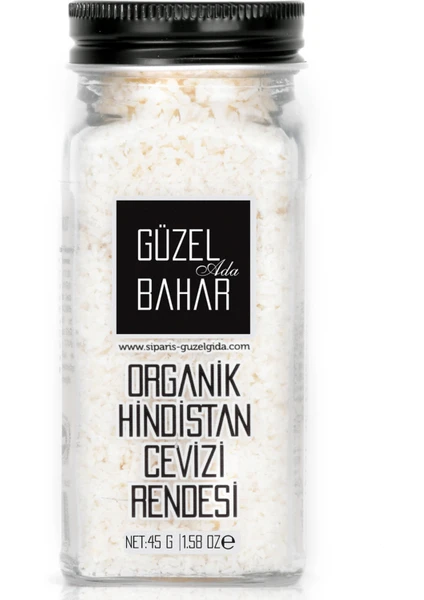 Güzel Ada Gıda Organik Hindistan Cevizi Rendesi 45 gr