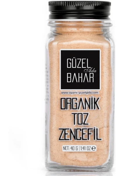 Güzel Ada Gıda Organik Toz Zencefil 40 gr