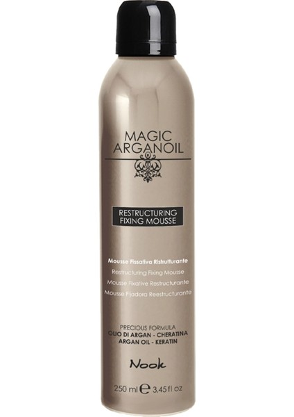 Yapılandırıcı ve Sabitleyici Köpük 250 ml (Vegan) Magıc Argan Oıl