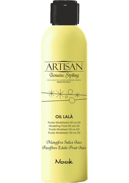 Doğal Görünüm Veren Şekillendirme Yağı 250 ml (Vegan) Artısan Seri