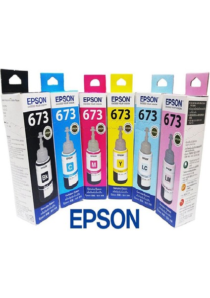 Epson 673 Serisi 6lı Mürekkep Seti L800 fiyatları