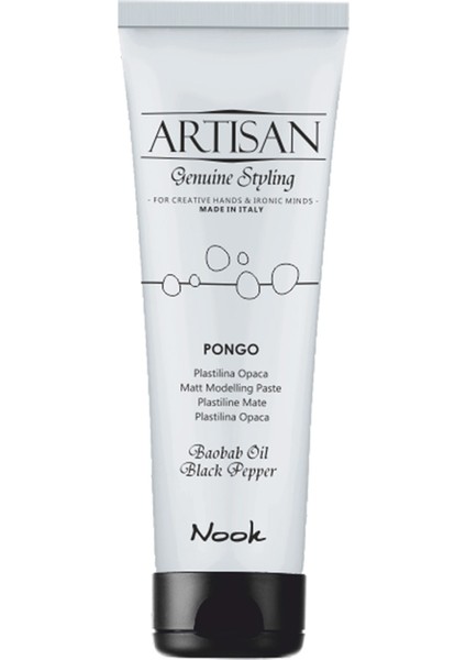 Güçlü Şekillendirici Mat Macun 100 ml (Vegan) Artısan Seri