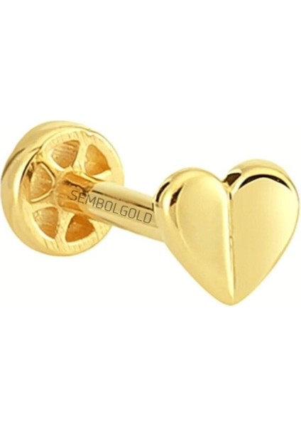 Altın Heart Tragus Piercing 14 Ayar fiyatları