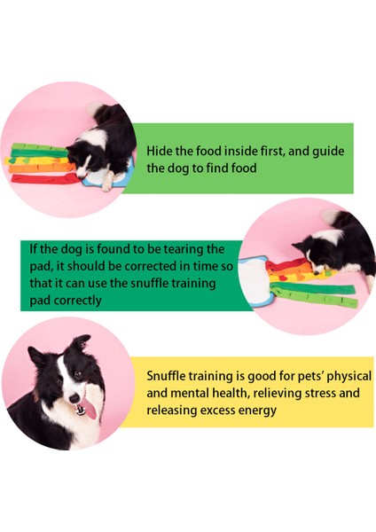Gökkuşağı Şekilli Interaktif Bulmaca Besleme Mat Snuffle Mat 80 x 35 cm. Kedi Kipleri İçin Kedi Köpekler (Yurt Dışından) fiyatları