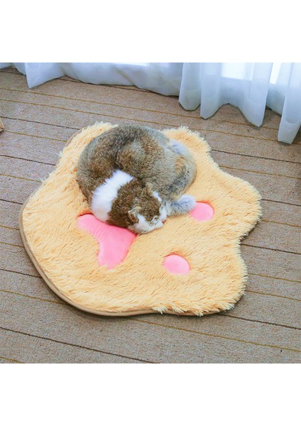 TG-PB0102 Sevimli Paw Şekli Peluş Pet Pad Yumuşak Sıcak Köpek Kedi Dinlenme Uyku Pedi Paspası - Gri (Yurt Dışından) fırsatları