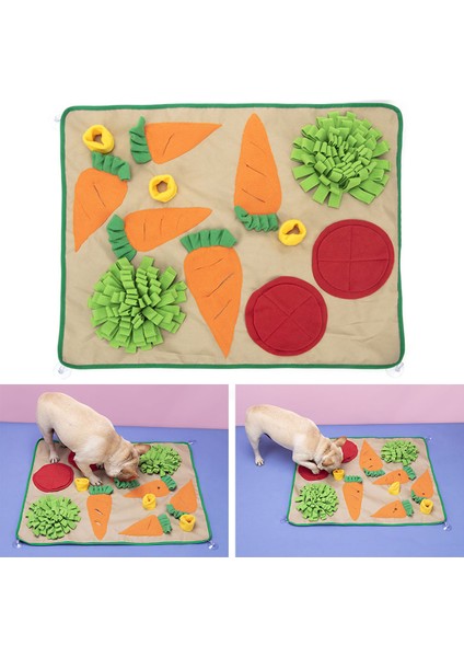 Burun Çalışma Battaniye Pet Snuffle Mat Interaktif Oyunlar Oyuncaklar İçin Kediler Köpekler İçin (Yurt Dışından)
