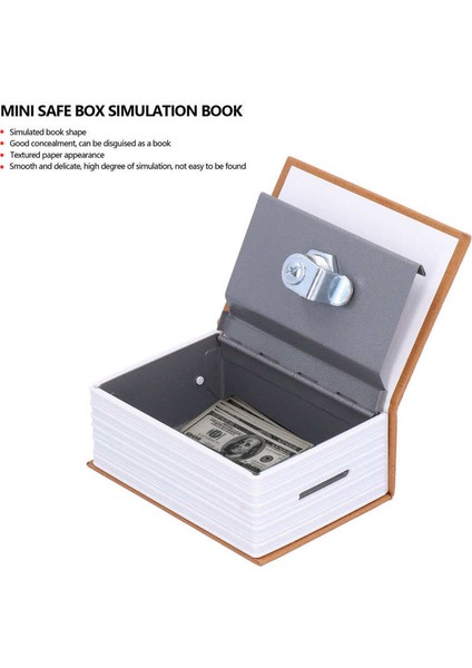 Shzenzhen Xin Xin Mini Kitap Şeklinde Kasa -Sarı (Yurt Dışından) modelleri