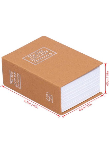 Shzenzhen Xin Xin Mini Kitap Şeklinde Kasa -Sarı (Yurt Dışından) indirimleri