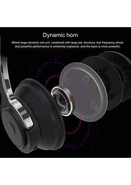 Kulak Üstü Uzun Pil Ömürlü Bluetooth Özellikli Kablosuz Oyun Kulaklığı (Yurt Dışından)