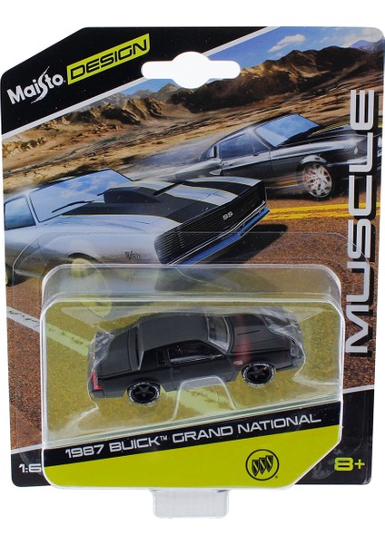 1987 Buick Grand National Oyuncak Araba 1:64