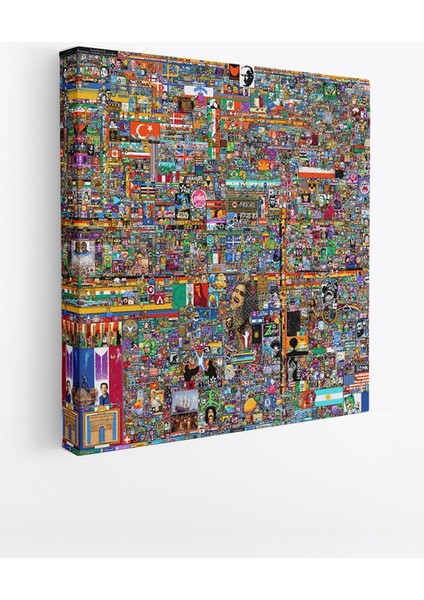 Piksel Savaşları Reddit R/place Kanvas Tablo 2022 fiyatları