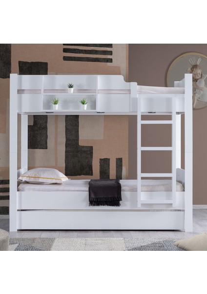 Asya Ayrılabilir Yavrulu Ranza + 2 Adet Comfort Yatak