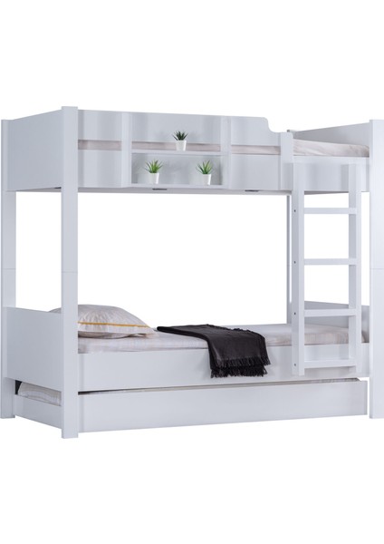 Asya Ayrılabilir Yavrulu Ranza + 2 Adet Comfort Yatak