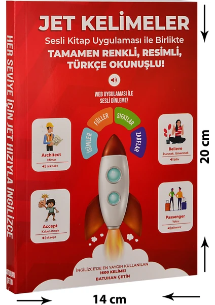 Jet Kelimeler Kitabı ve Sesli Kitap Uygulaması - Batuhan Çetin