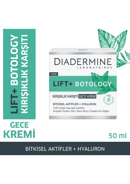 Lift+ Botology Gece Kremi 50 ml