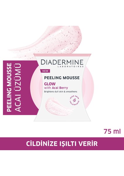 Peeling Mousse-Glow With Acai Berry 75 ML
