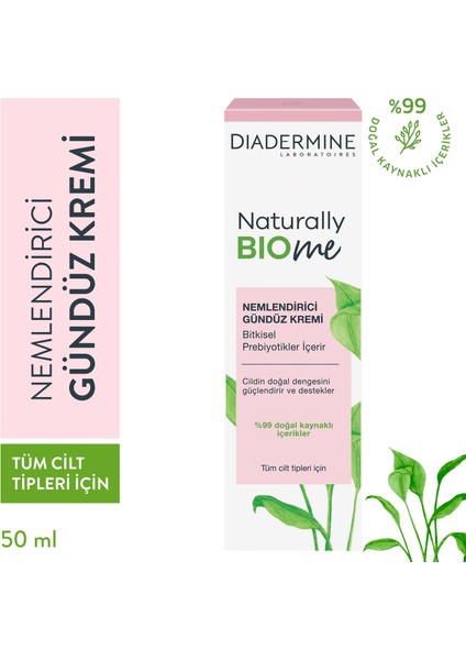 Naturally Bio Me Nemlendirici Gündüz Kremi 50 ML