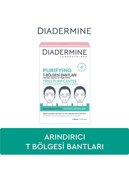 Arındırıcı T Bölgesi Temizleme Bantları 6 Adet