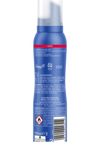 Ultra Köpük 150 Ml X 2