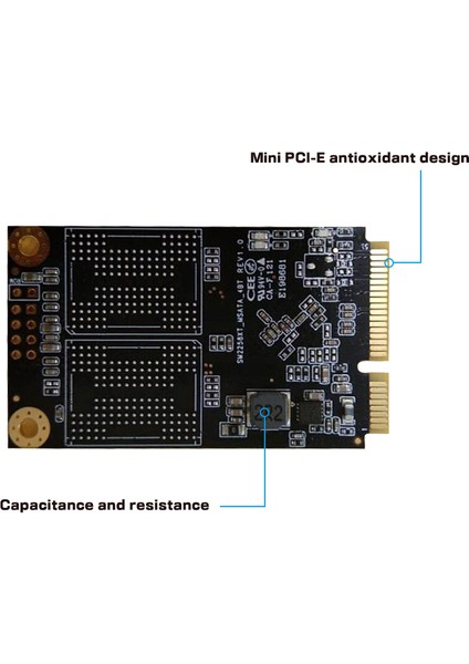 Msata Mını Pcı-E 128GB Mlc Dijital Flash SSD (Yurt Dışından)