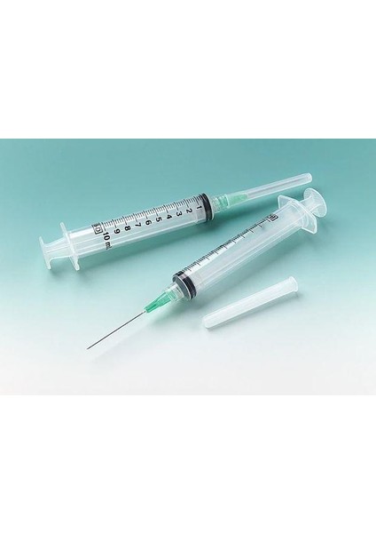 10 ml 3parça 21G 0.80X38MM Enjektör - 50Lİ