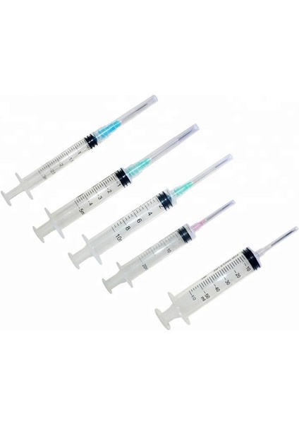 2 ml 3parça 21G 0.80X38MM Enjektör - 100LÜ