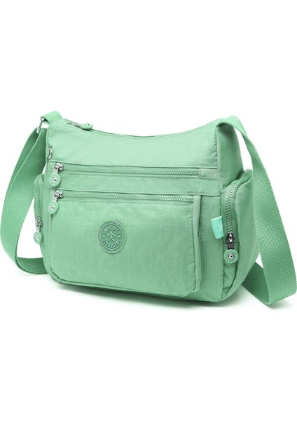 Krinkıl Kumaş Su Geçirmez Kadın Çapraz Çanta BC 1115 - Açık Yeşil fiyatları