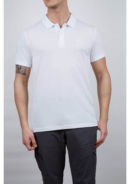 Roc Erkek Polo T-Shirt Beyaz