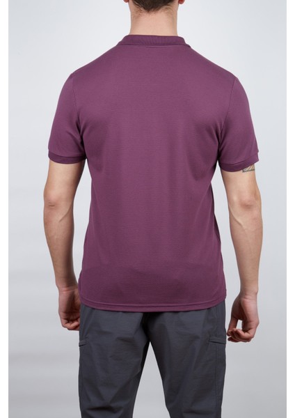 Roc Erkek Polo T-Shirt Mürdüm