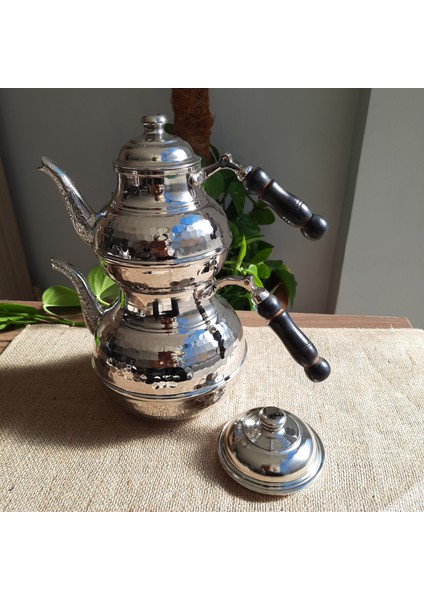 Bakır Çaydanlık 1,2 mm Kalın Dövülmüş