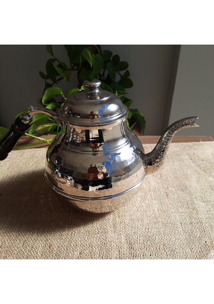 Bakır Çaydanlık 1,2 mm Kalın Dövülmüş