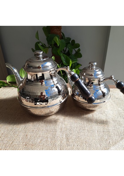 Bakır Çaydanlık 1,2 mm Kalın Dövülmüş