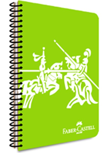 Faber Castell Canlı Renkler1 Spiralli A4(21X29.7CM) Pp(Plastik) Kapak 80 Yaprak Çizgisiz Defter 1 Adet