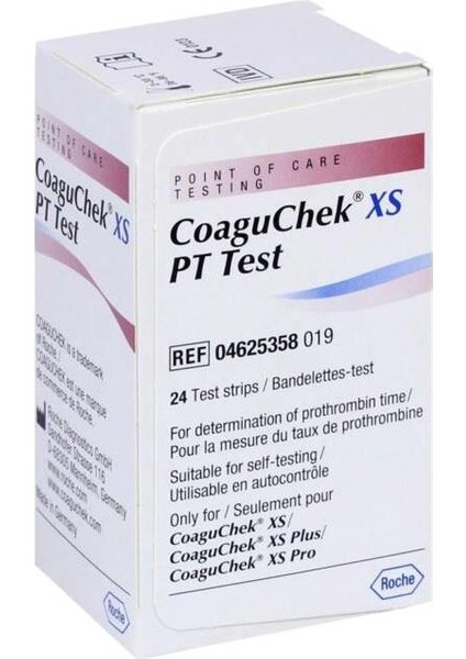Kan Pıhtılaşma Hızı (Pt/ınr) Test Stribi Roche Coaguchek Xs 04625358 24LÜ