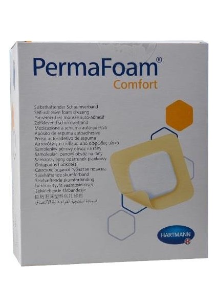 Hidrofilik Köpük Yara Örtüsü Paul Hartmann Permafoam Comfort 409410 10X20CM 5li