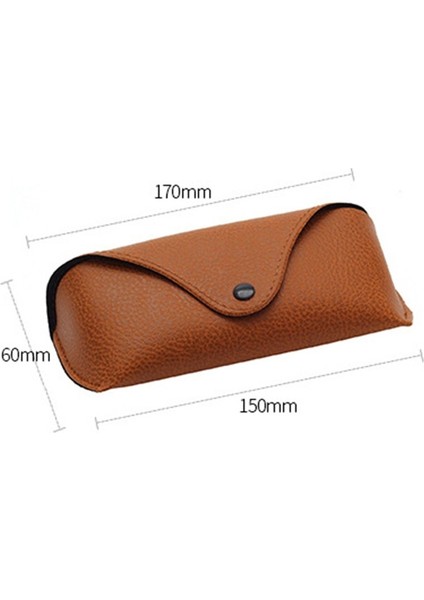 Litchi Doku Güneş Gözlüğü Durumda (Kahverengi) (Yurt Dışından) modelleri