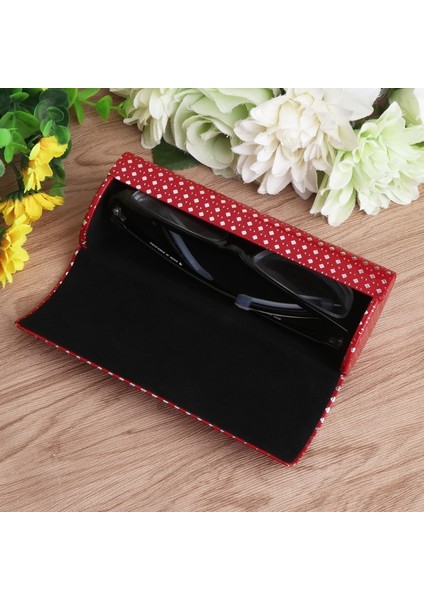 10 Adet Taşınabilir Hard Case Gözlük Paketi (Red) (Yurt Dışından) modelleri