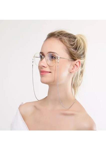 Moda Basit Inci Gözlük Zinciri (Silver) (Yurt Dışından) fiyatları