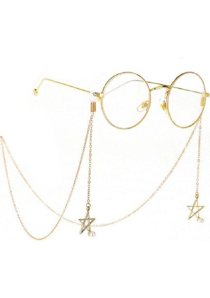 2 Adet Kolye Inci Kolye Gözlük Zinciri (Gold) (Yurt Dışından) fiyatları