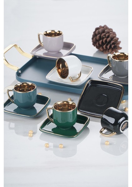 Helsinki 6lı Porselen Kahve Fincanı Takımı