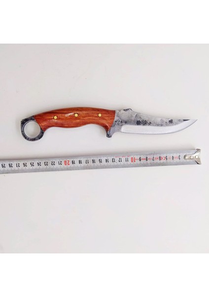 Hakiki Dövme Çelik - El Yapımı Av Bıçağı - Kamp Bıçağı - Bushcraft fırsatları