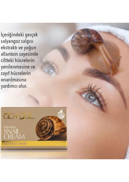 Ab-I Gül Salyangoz Kremi 45 ml