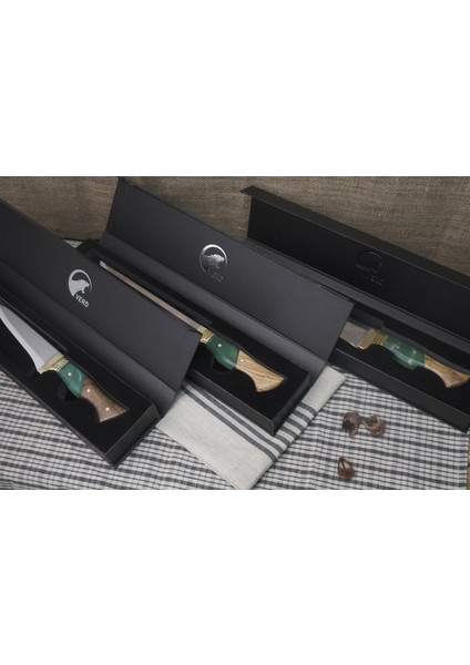 Lotus Serisi Epoxy Desenli Bıçak