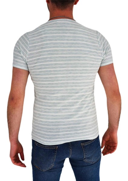 Erkek Sıfır Yaka Tişört T-750 BGL-ST01836 modelleri