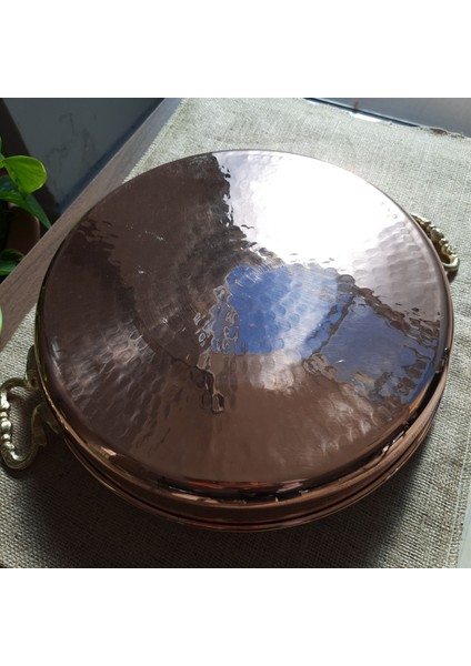 Bakır Fırın Tepsisi Kulplu 35 cm fiyatları