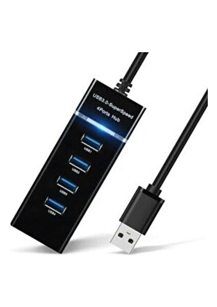 Ata Elektronik 4 Port USB 3.0 Çoklayıcı Hub 30 cm Kablo 30CM Kablolu Super Speed Hızlı