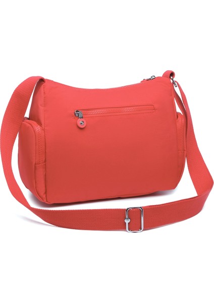 Krinkıl Kumaş Su Geçirmez Kadın Çapraz Çanta BC 1115 - Nar fiyatları