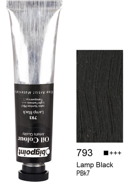 Yağlı Boya 200 ml Lamp Black 793