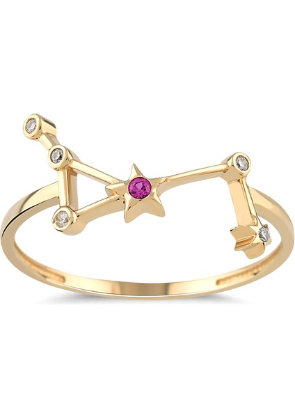 Terazi Burcu Gümüş Yüzük YZFG.106 fiyatları