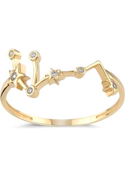 Kova Burcu Gümüş Yüzük YZFG.112 fiyatları